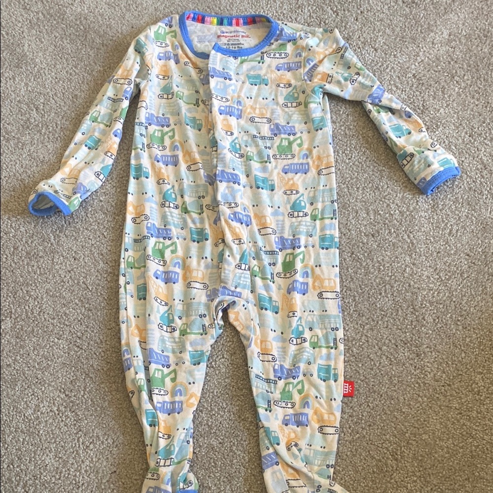 Magnetic Me Footie 3-6 Months Modal Fabric